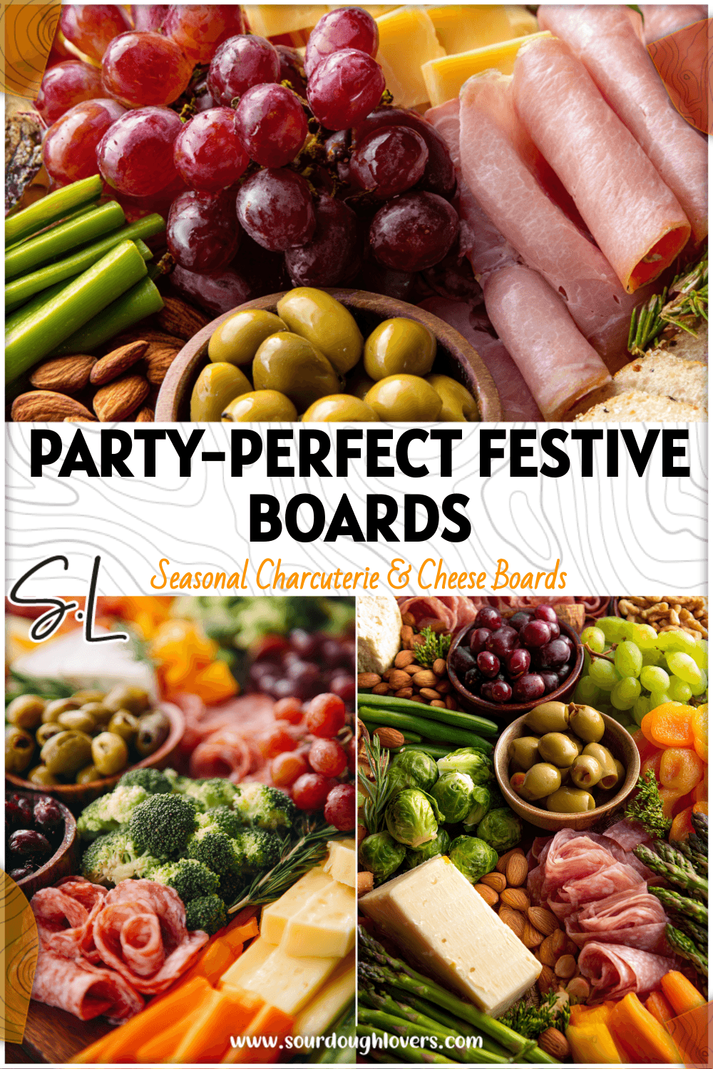 Colorful New Year Veggie Tray and cheese platter displayed together as festive Happy New Year Food.